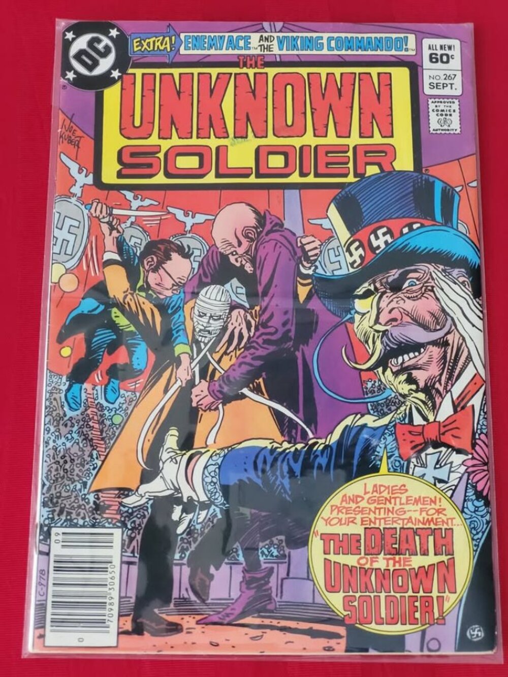 VINTAGE 1982, UNKNOWN SOLDIER COMIC BOOK, ISSUE #267!!!
